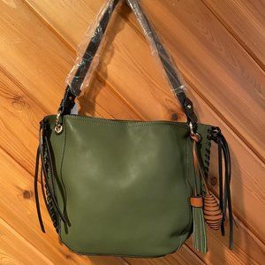 Sondra Roberts Crossbody/Shoulder Bag with fringe